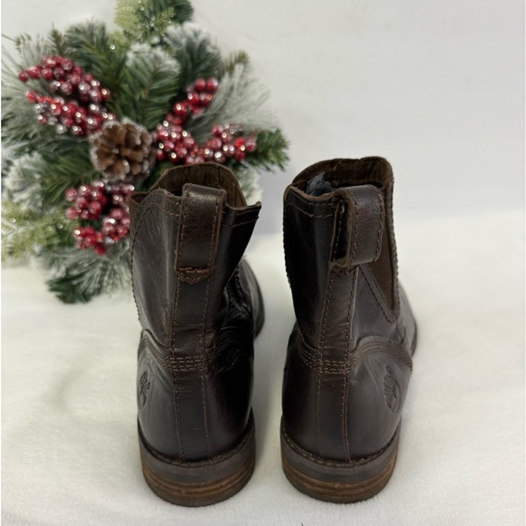 Timberland Women’s Savin Hill Chelsea Brown Boot Size 7.5 - Picture 5 of 6